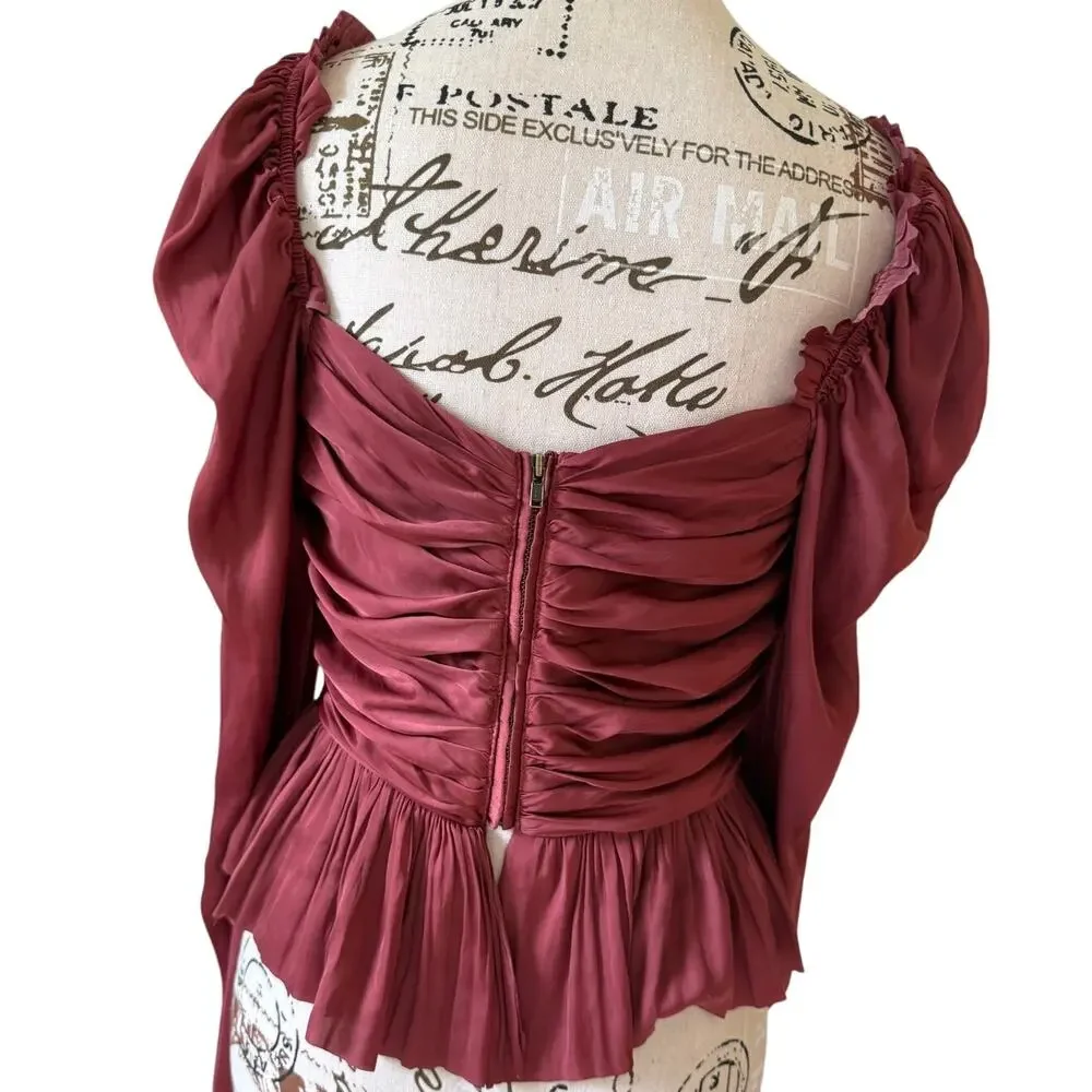 Ulla Johnson Rust Blouse - Picture 5 of 15